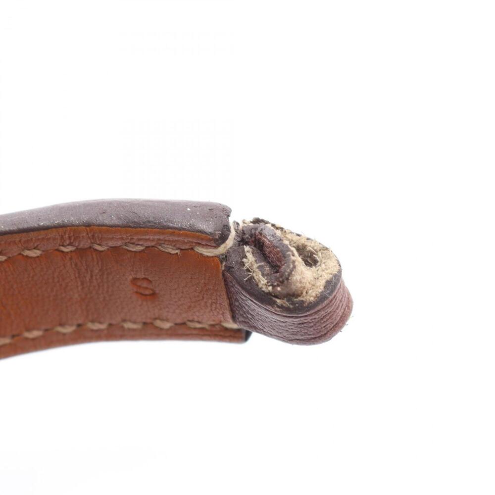 Hermes Rivale Double Tour Bracelet, Leather, Women's, Brown - Picture 7 of 8